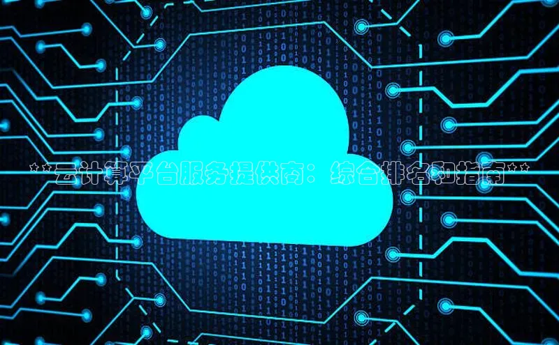 杏鑫平台登录地址极氪智能科技**云计算平台服务提供商：综合排名和指南**