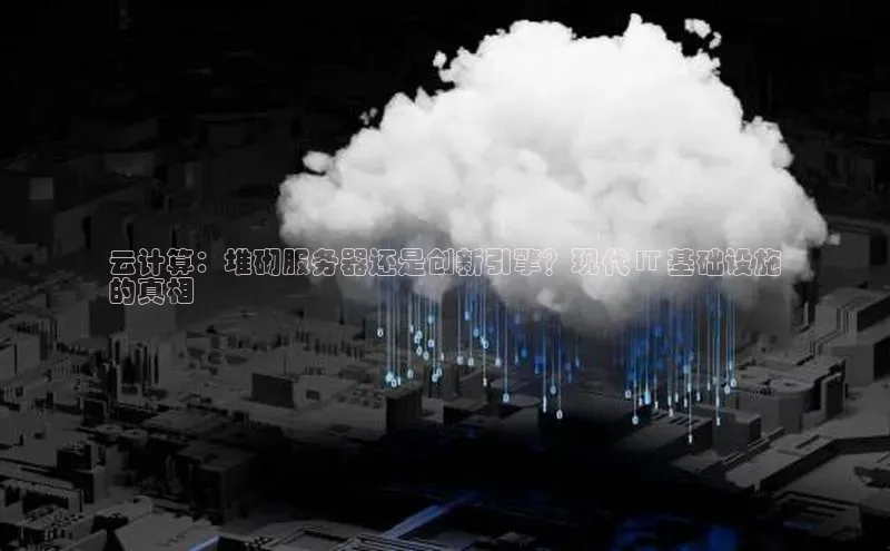 杏鑫平台线路测速字节跳动云计算：堆砌服务器还是创新引擎？现代 IT 基础设施
的真相